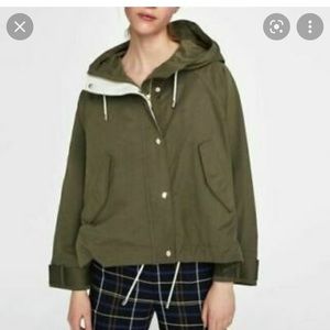 BNWT - Zara Olive Green Spring Jacket, XS